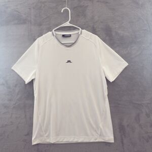 J Lindeberg Colten Tech T-Shirt Mens L Tennis Outdoor Performance *READ
